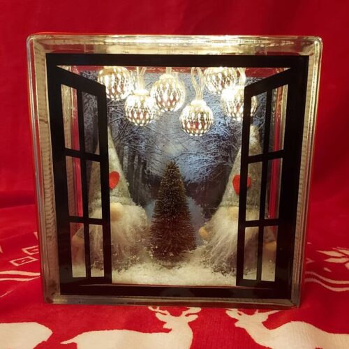 Kerstglasblok Gnoom