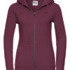 Russell authentic zipped hood jacket dames