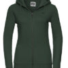Russell authentic zipped hood jacket dames