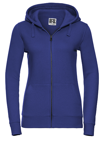 Koningsblauw Russell authentic zipped hood jacket dames