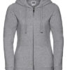 Russell authentic zipped hood jacket dames