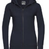 Russell authentic zipped hood jacket dames