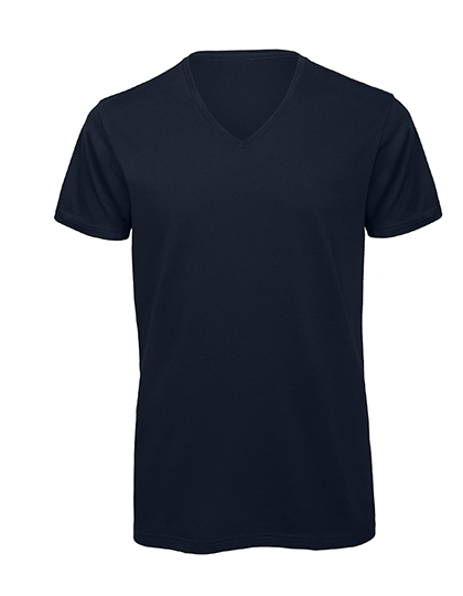 Navyheer T-Shirt v-hals Man — Wit / XXL