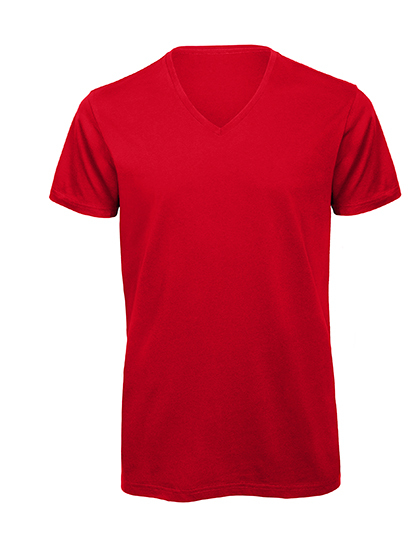 Roodheer T-Shirt v-hals Man — Wit / XXL