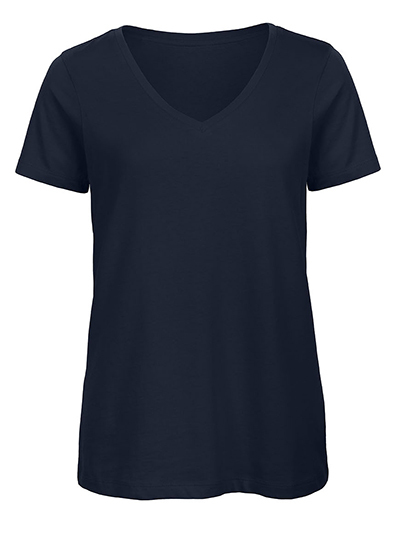 damesnavy T-Shirt v-hals Vrouw Inspire