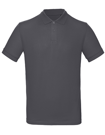 donkergrijs B&C Polo Inspire Heren