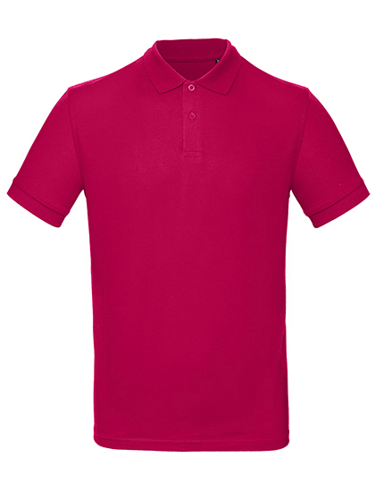 fuchsia B&C Polo Inspire Heren