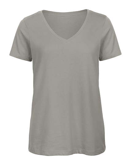 grijs T-Shirt v-hals Vrouw Inspire