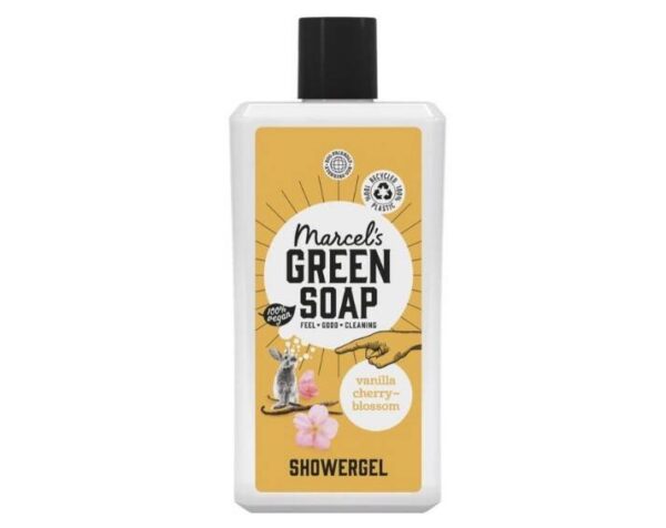 marcelgreensoapshowergel.jpg Marcel's Green Soap Shower Gel Vanille & Kersenbloesem 500ML