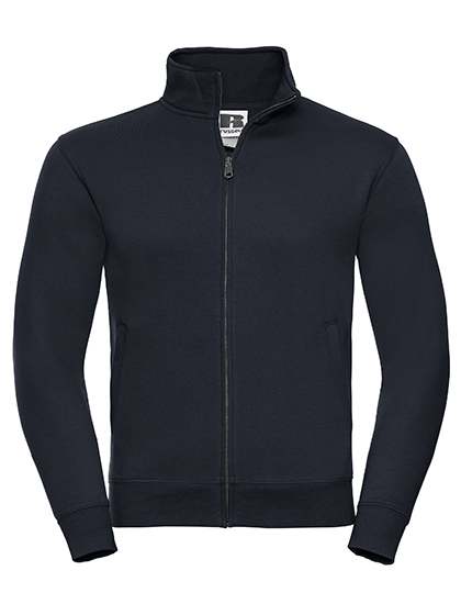 navy Russell authentic zipped hood jacket heren