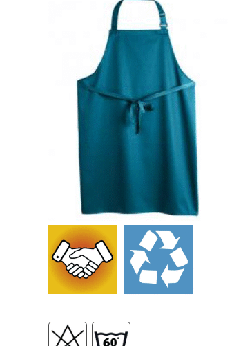 Keukenschort van gerecycleerd polyester  Seegras — Ja
