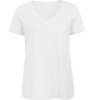 T-Shirt v-hals Man — Wit / XXL