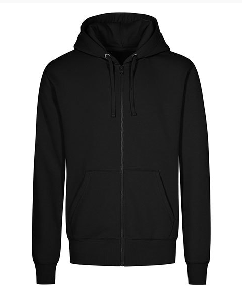 zwart-2.png Hoodie met rits