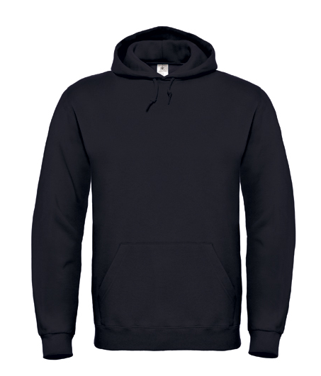 zwart Hoodie B&C Hooded Sweat B&C BE INSPIRED