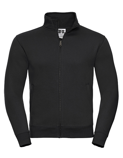 zwart Russell authentic zipped hood jacket heren