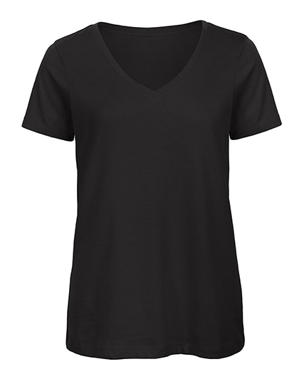 zwartdame T-Shirt v-hals Vrouw Inspire
