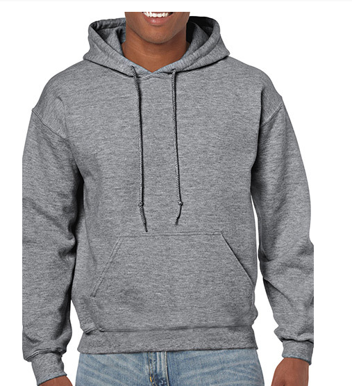Set van 5 Hoodies met bedrukking logo vooraan en achteraan