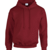Set van 5 Hoodies met bedrukking logo vooraan en achteraan