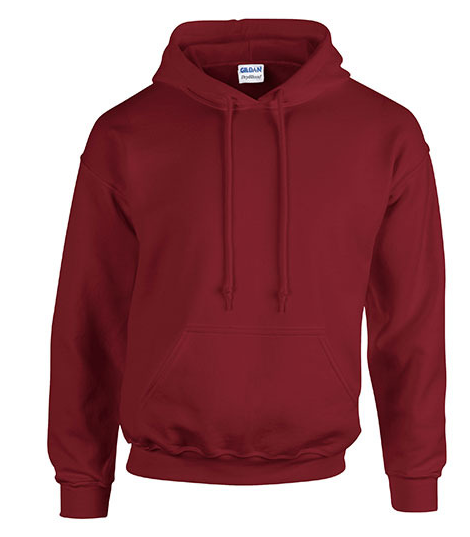 Set van 5 Hoodies met bedrukking logo vooraan en achteraan