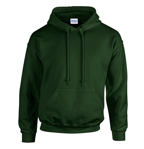 Set van 5 Hoodies met bedrukking logo vooraan en achteraan