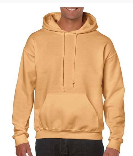 Set van 5 Hoodies met bedrukking logo vooraan en achteraan