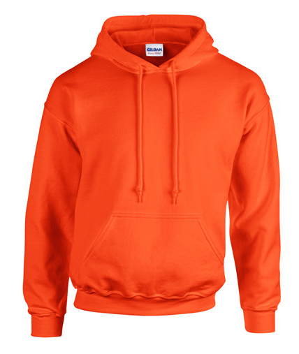 Set van 5 Hoodies met bedrukking logo vooraan en achteraan