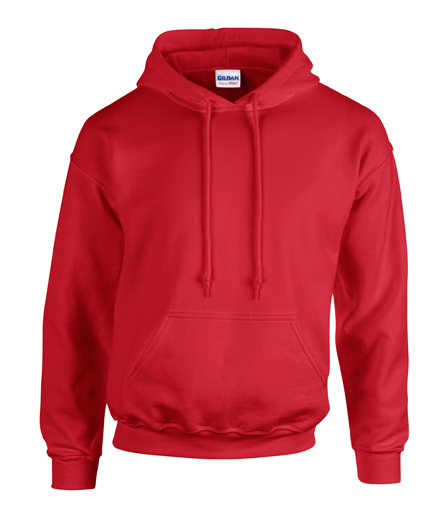 Set van 5 Hoodies met bedrukking logo vooraan en achteraan