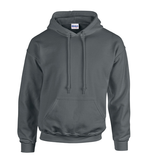 Set van 5 Hoodies met bedrukking logo vooraan en achteraan