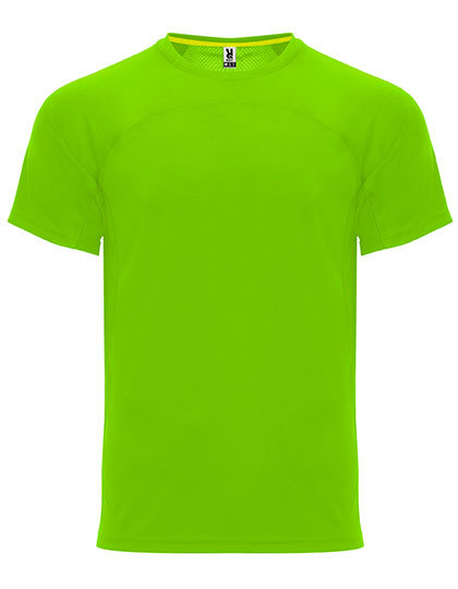 fluogroen Sportshirt/ voetbalshirt