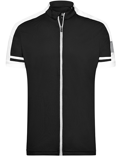 heren zwart Heren fietsshirt