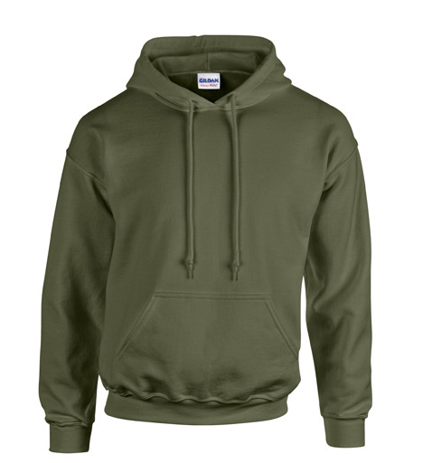 Set van 5 Hoodies met bedrukking logo vooraan en achteraan