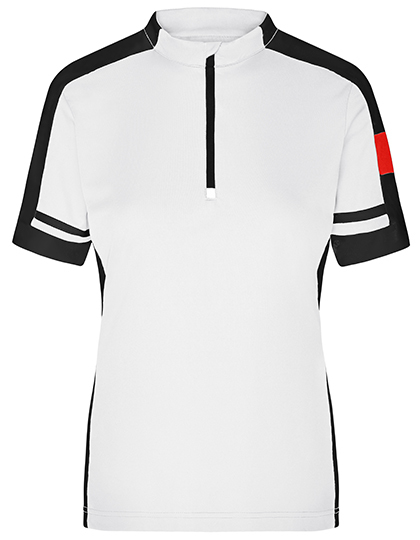 vrouw wit Dames fietsshirt