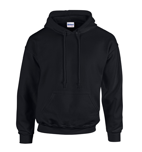 Set van 5 Hoodies met bedrukking logo vooraan en achteraan