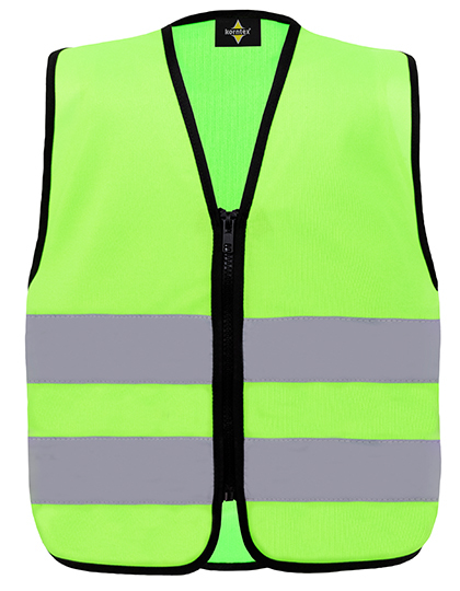 lime Korntex Fluo hesje met rits