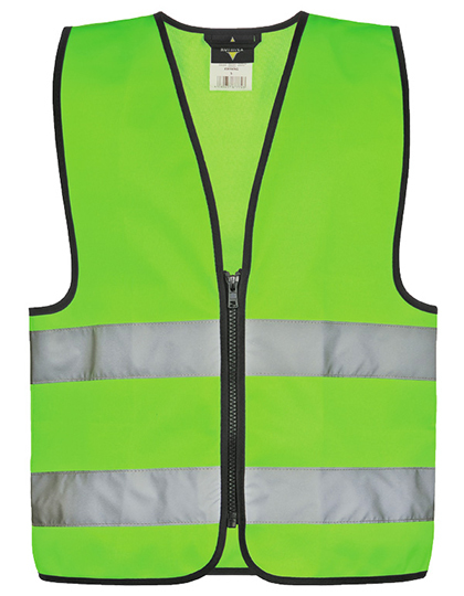 neongroen Korntex Fluo hesje met rits