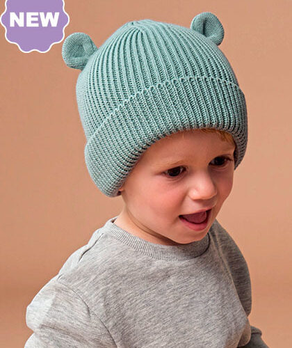 Organisch Babymutsje met Beeroortjes