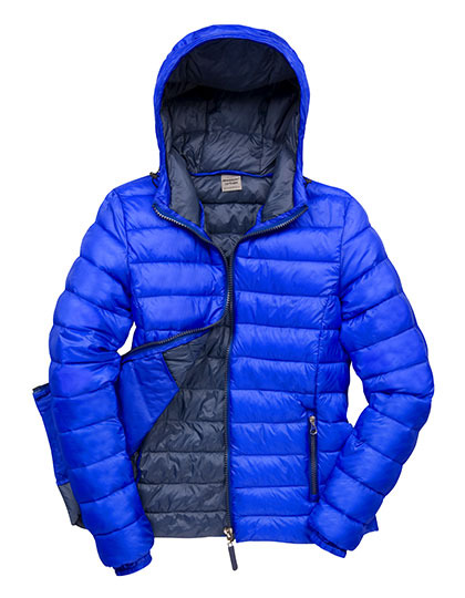 koningsblauwmarine2 Snow Bird Damesjas met Kap RT194F – Getailleerde Winterjas | Result | Waterdicht & OEKO-TEX®