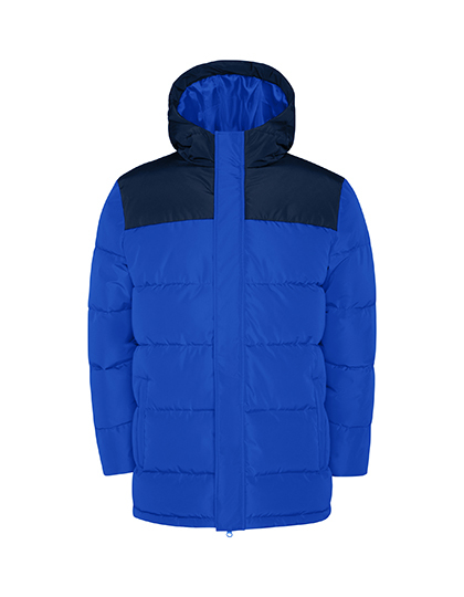 koningsblauwzwart Tallin Jacket RY5075 – Waterdichte Gewatteerde Jas met Kap | Roly | Vegan & OEKO-TEX®