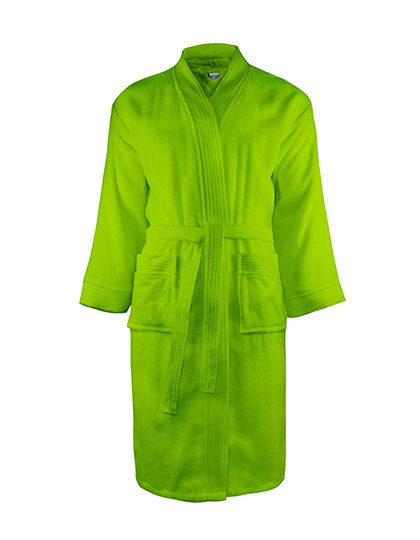 lime Badjas 100% katoen