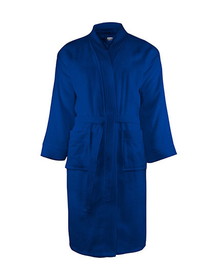 navy Badjas 100% katoen