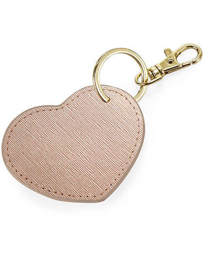 rose gold Boutique Heart sleutelhanger – BagBase