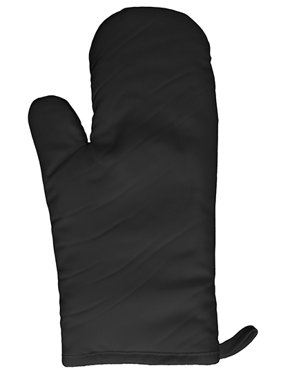 zwart Ovenwant katoen klassiek - Link kitchen wear