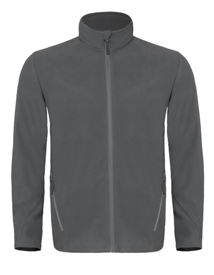 Donkergrijs Fleece Jas Heren B&C Coolstar