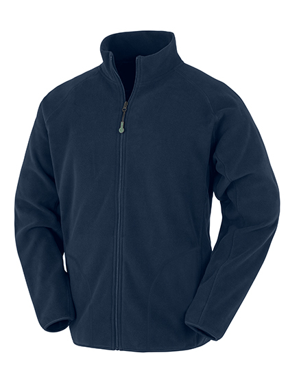 Marineblauw Result Gerecycleerde Microfleece Jas