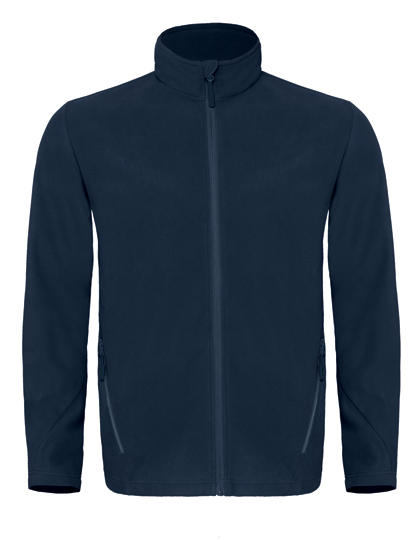 Marineblauw Fleece Jas Heren B&C Coolstar