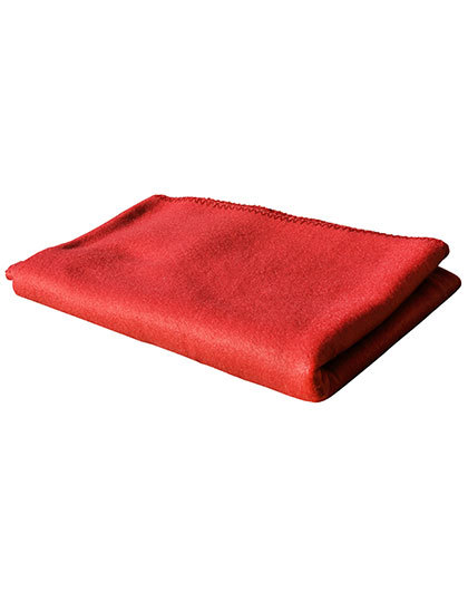Rood Exner Fleece Deken – Licht, Warm en Praktisch