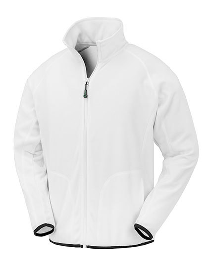 Wit Result Gerecycleerde Microfleece Jas