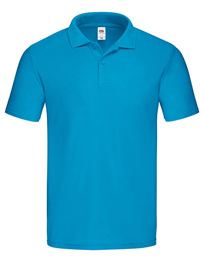 azuurblauw Fruit of the Loom Original Polo
