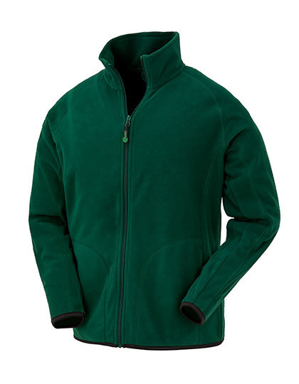 donkergroen Result Gerecycleerde Microfleece Jas
