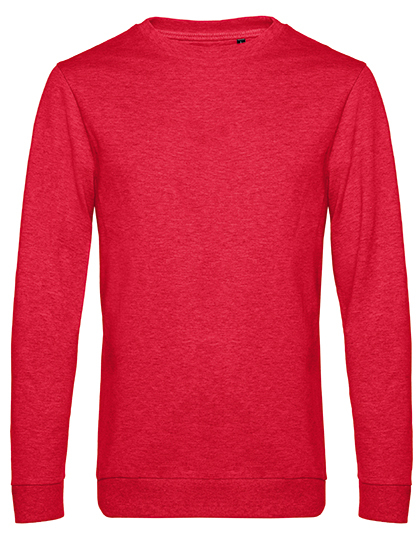 heather red B&C Set In Sweat – Comfortabele en Duurzame Unisex Sweater